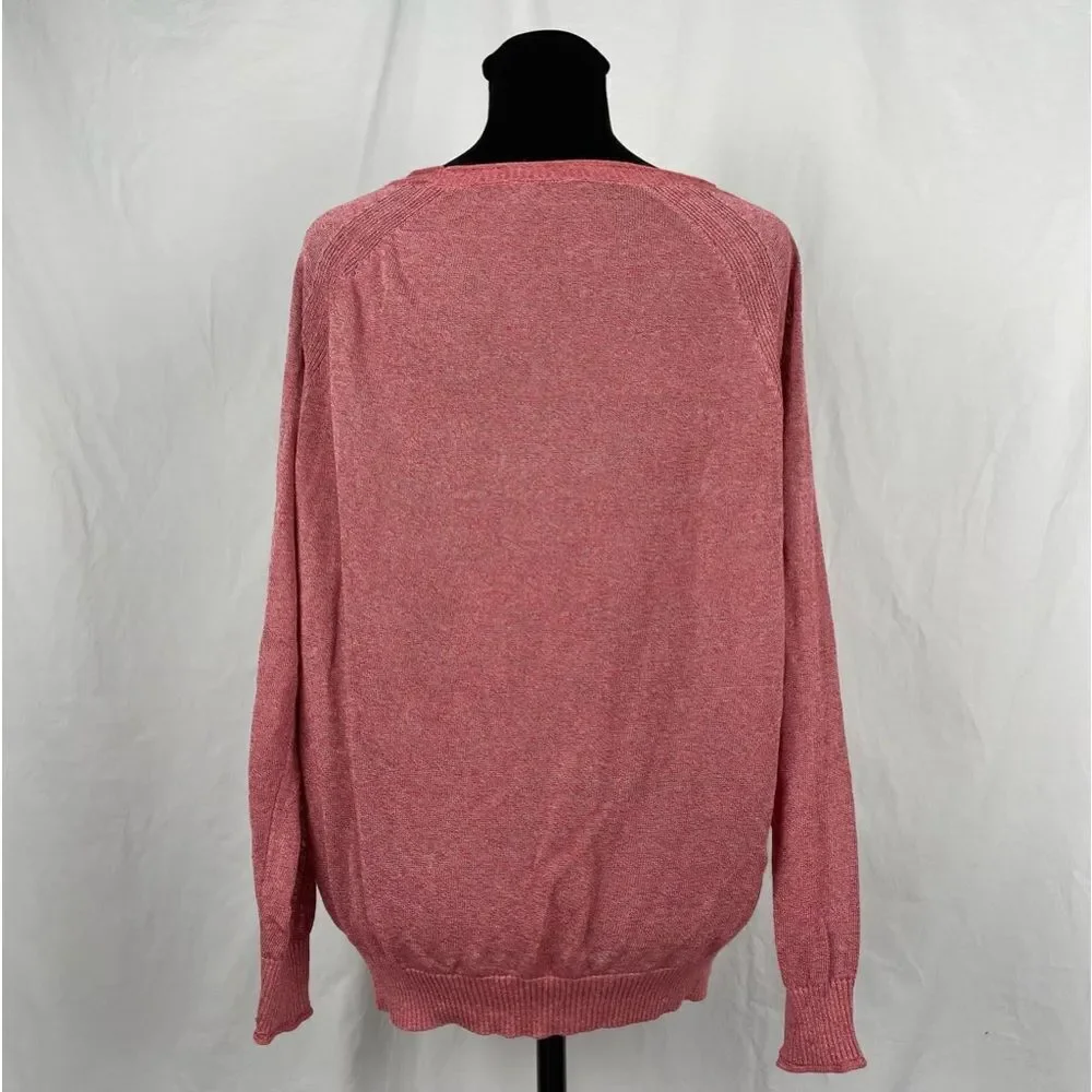 J.Crew Linen Blend‎ Knit Oversized Sweater - Women’s S